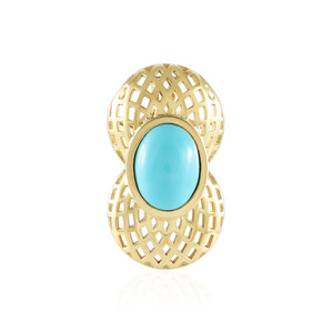 Ciondolo in argento con Turchese Sleeping Beauty (MONOSONO COLLECTION)
