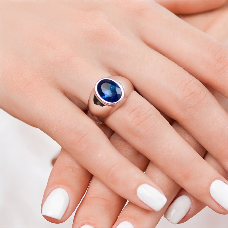 Mezezo-Opal-Silberring (de Melo)