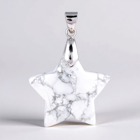 Ciondolo in argento con Magnesite