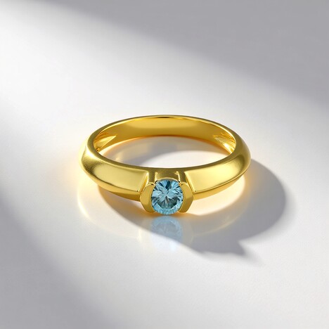 Bague en argent et Zircon de Ratanakiri