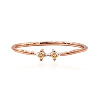 Bague en or et Diamant rose de France SI1 d'Argyle 