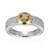 Bague en argent et Citrine (Adela Silber)