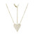 Zircon Silver Necklace (Adela Silber)