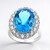 Anello in argento con Topazio Marambaia