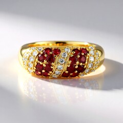 Anello in argento con Spinello Rosso
