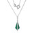 Collana in argento con Malachite