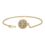 Brazalete en plata con Diamante SI1 (G) (Annette)