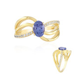 Bague en argent et Tanzanite (de Melo)