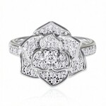 9K SI1 (G) Diamond Gold Ring (Annette)