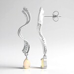 Orecchini in argento con Opale di Welo (SAELOCANA)