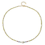 Collana in argento con Diamante Giallo (Riya)