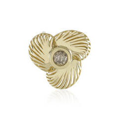Gouden hanger met een I2 Champagne Diamant (Ornaments by de Melo)