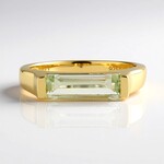Anello in argento con Ametista Verde