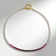 Collar en plata con Rubí de Tanzania
