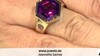 Zilveren ring met een Siberische amethist (Adela Silber)