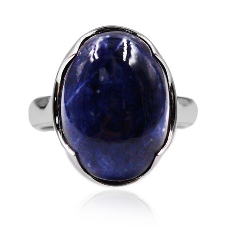 Anillo en plata con Sodalita