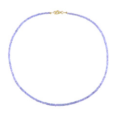 Collana in argento con Tanzanite