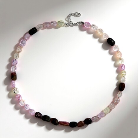 Collana in argento con Kunzite Brasiliana