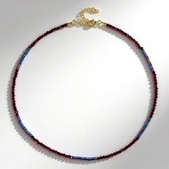 Collar en plata con Granate de Mozambique