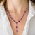 Amethyst-Silbercollier
