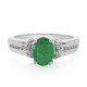 Bague en argent et Emeraude de Bahia