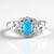 Anello in argento con Turchese Sleeping Beauty