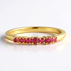 Anello in argento con Spinello Rosa