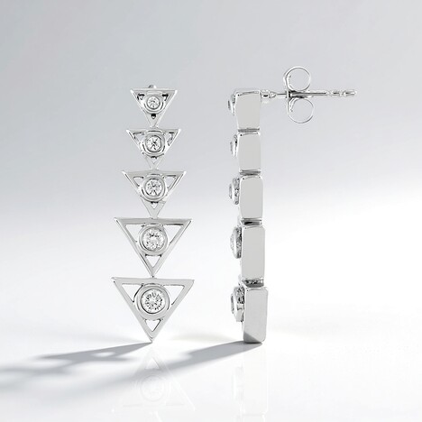 Orecchini in argento con Zircone