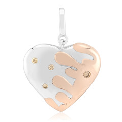 I1 Argyle-Rose de France-Brillant-Silberanhänger