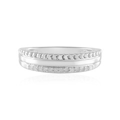 Anello in argento con Diamante I2 (I)