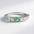 Anello in argento con Smeraldo Colombiano