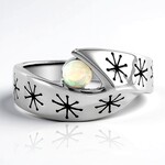 Anello in argento con Opale di Welo (TPC)