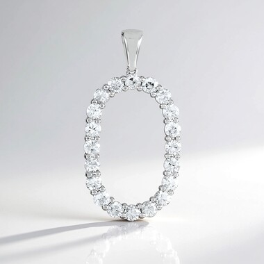 Ciondolo in argento con Zircone (de Melo Essence)