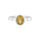 Anello in argento con Berillo Giallo
