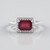 Anello in argento con Rubino Bemainty
