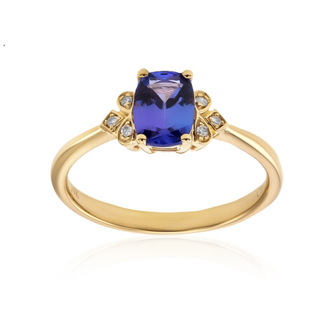 Anello in oro con Tanzanite AAA