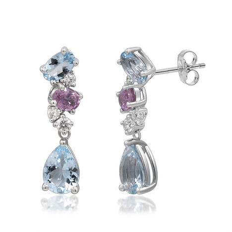 Orecchini in oro con Acquamarina Brasiliana AAA (CIRARI)