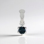 Ciondolo in oro con Diamante Blu I2 (SUHANA)