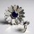 Anello in argento con Giada Lavanda (MONOSONO COLLECTION)
