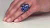 Anillo en plata con Cianita de Nepal