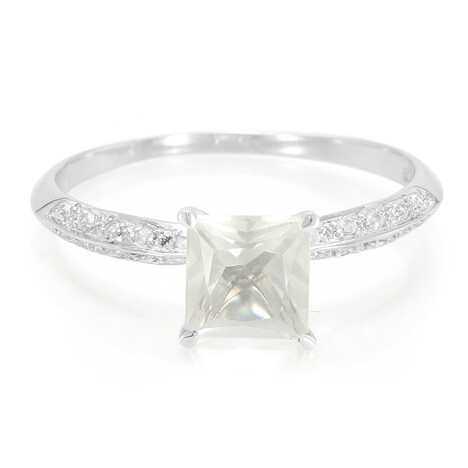 Eismond-Quarz-Silberring