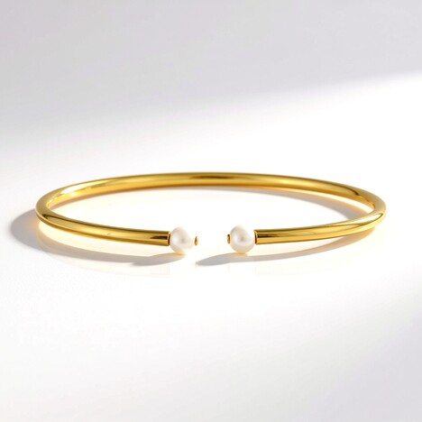 Bracciale in argento con Perla d'Acqua Dolce Bianca