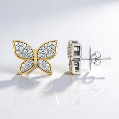 Orecchini in argento con Zircone