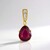 Ciondolo in argento con Rubino Bemainty