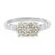 Bague en argent et Diamant chocolat