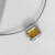 Colgante en plata con Citrino (MONOSONO COLLECTION)