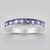 Anello in argento con Tanzanite