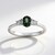Anello in oro con Zaffiro Verde (CIRARI)