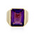 Sibirischer Amethyst-Silberring