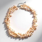 Collana in argento con Perla Keshi (TPC)